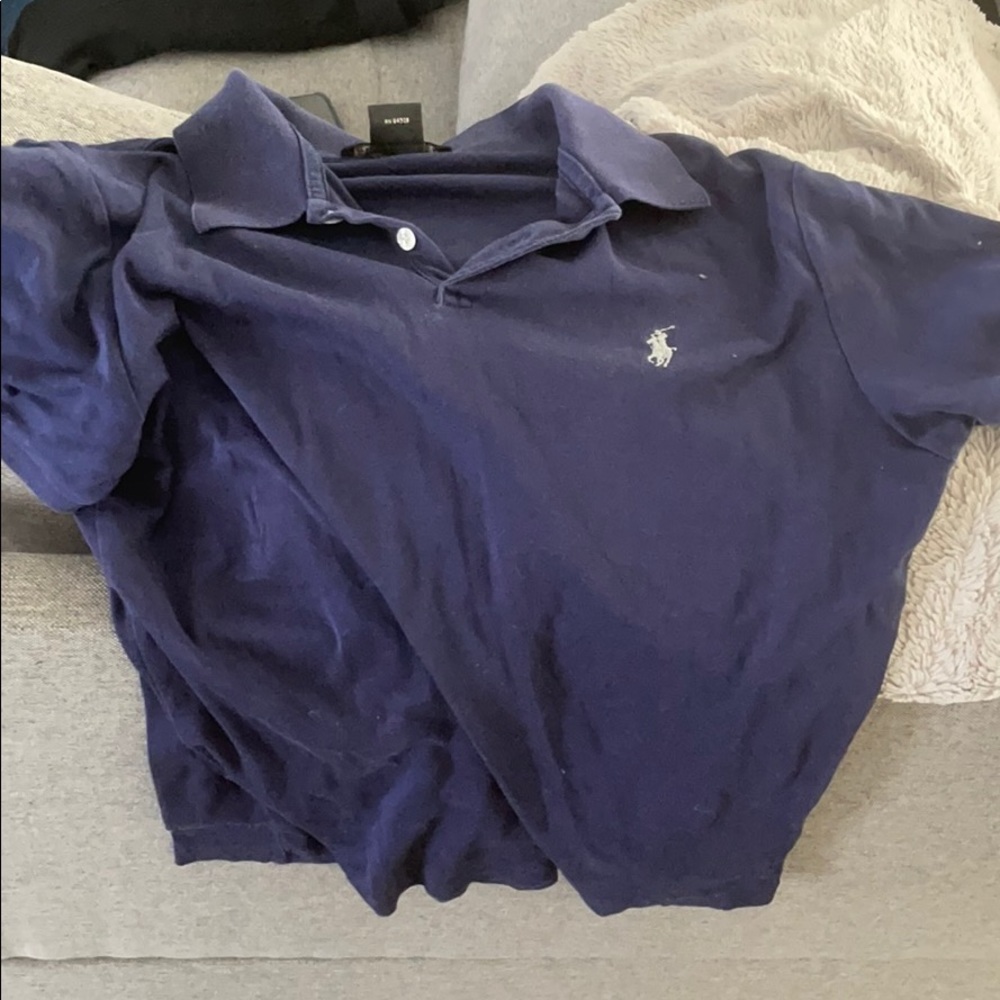Navy Ralph Lauren Collared Shirt